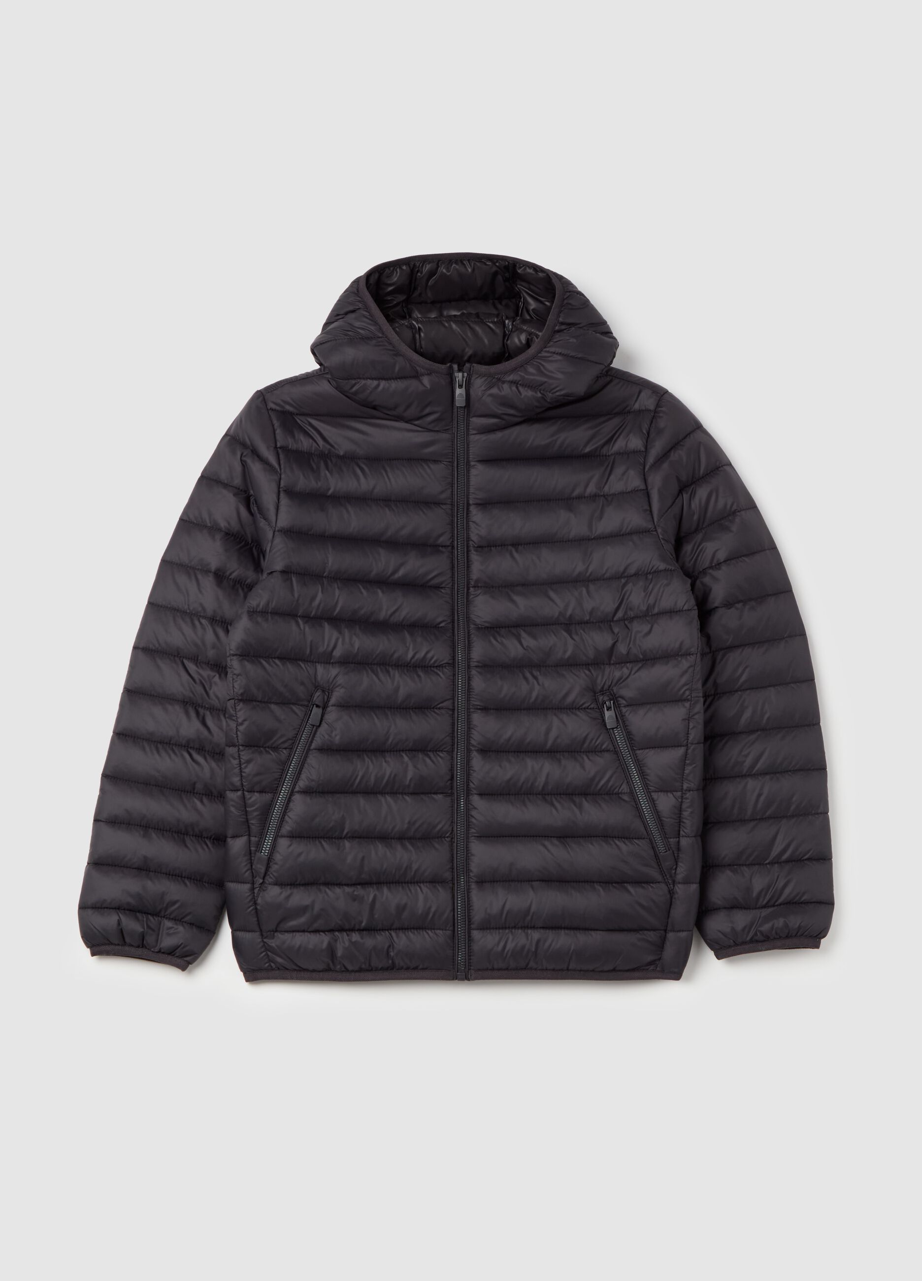 Piumino ultralight con cappuccio
