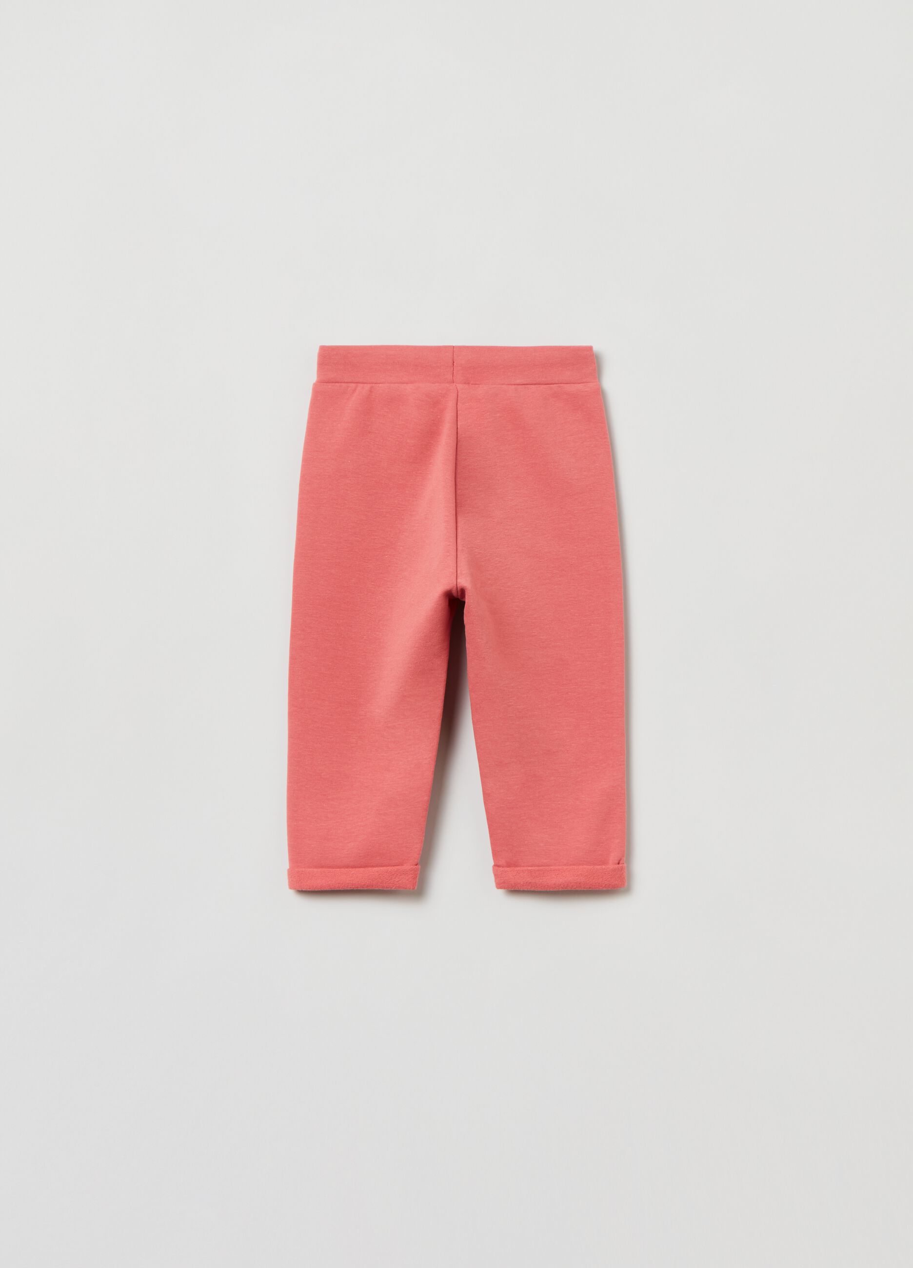 Joggers in French Terry con coulisse_1