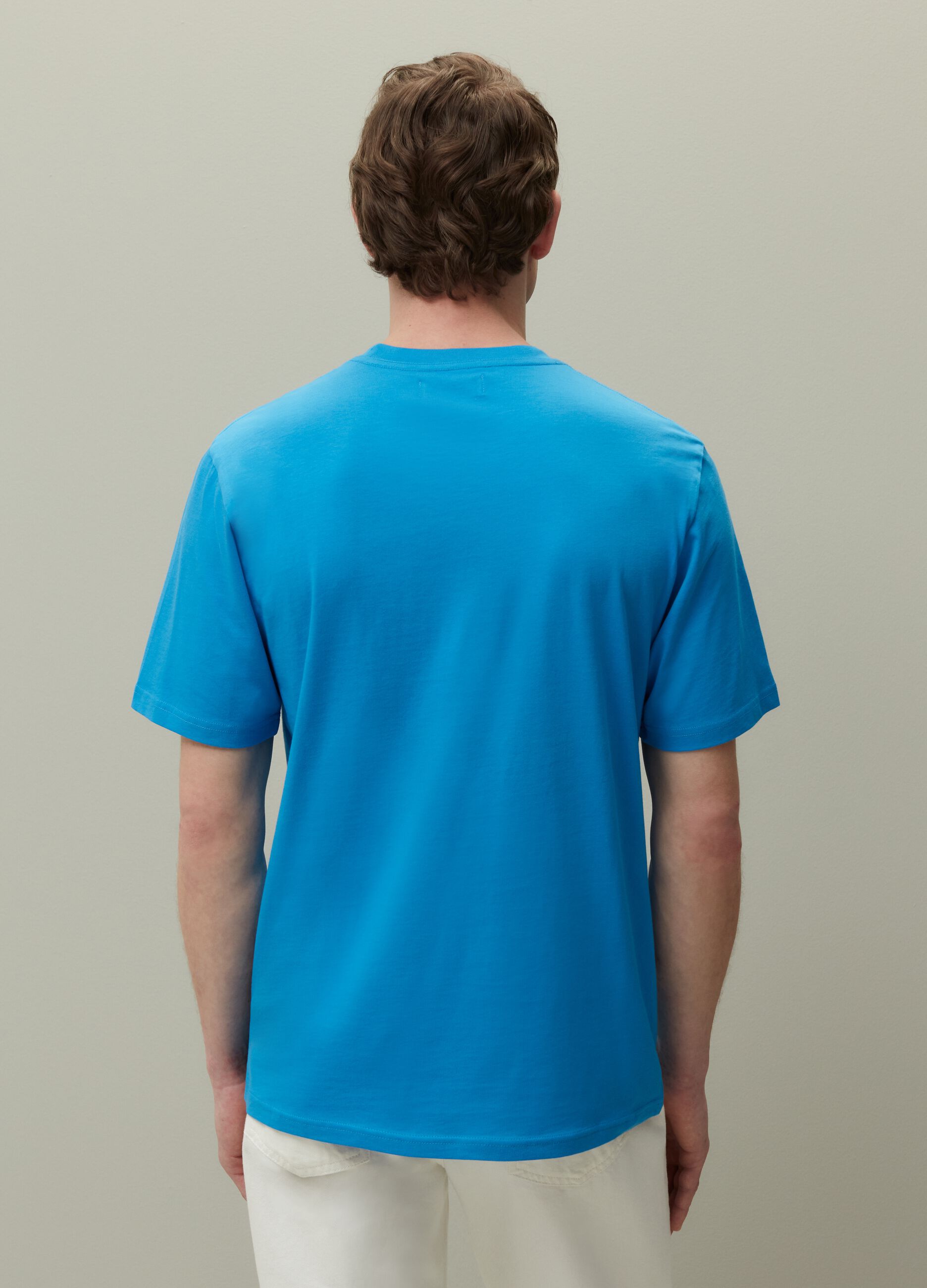 T-shirt girocollo in cotone Supima