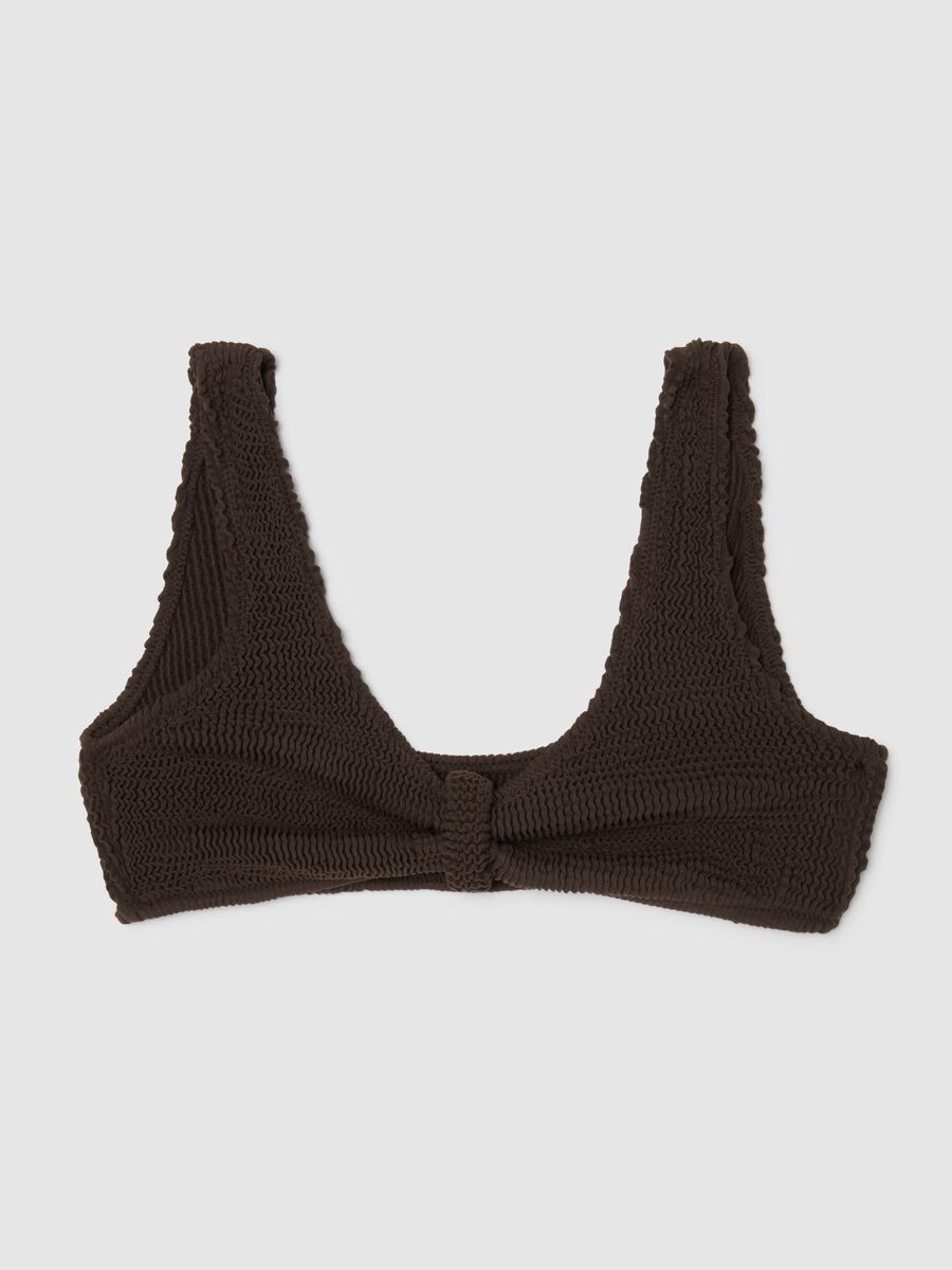 Women's brown stretch blend bikini_5