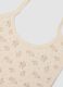 2-pack of beige bibs in pure organic cotton with teddy bear print_1