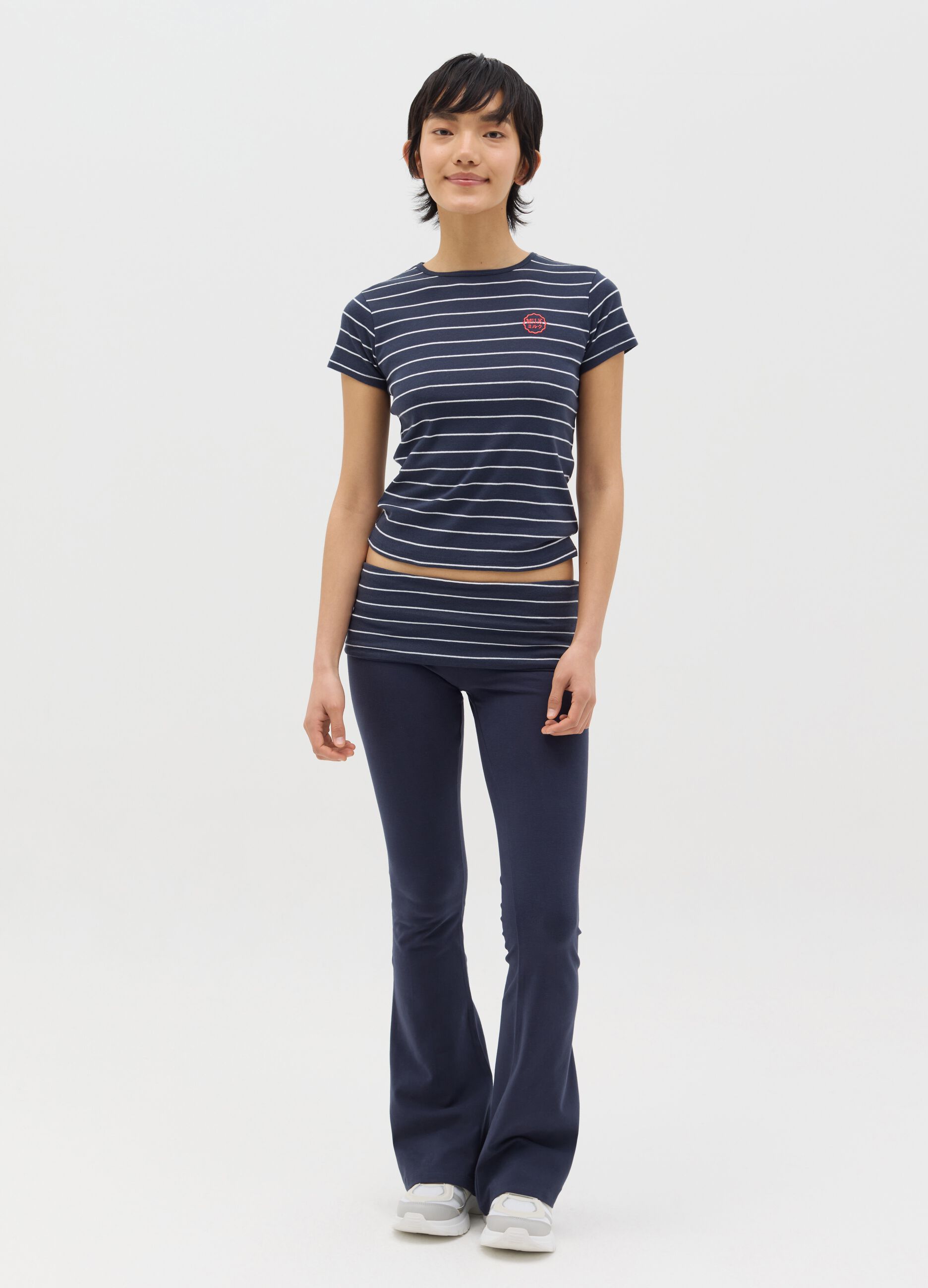 T-shirt slim fit in cotone