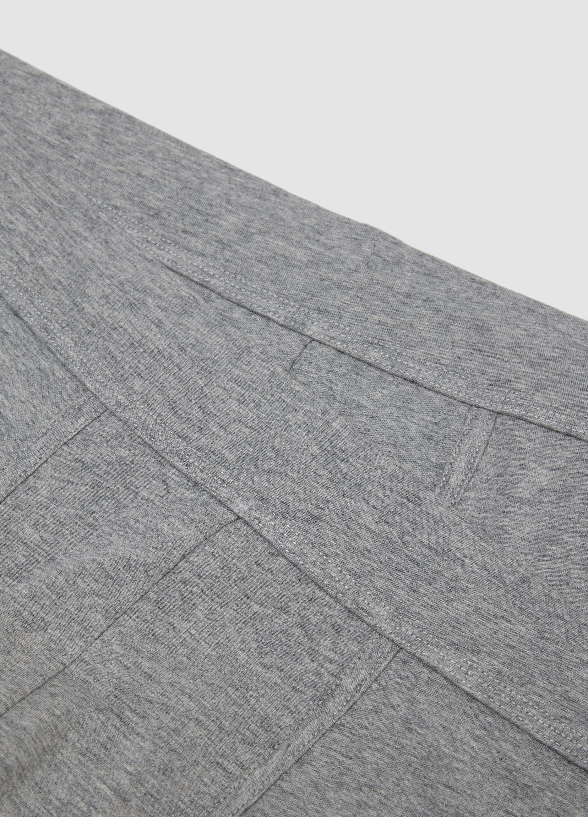 2-pack of grey stretch Supima cotton boxers