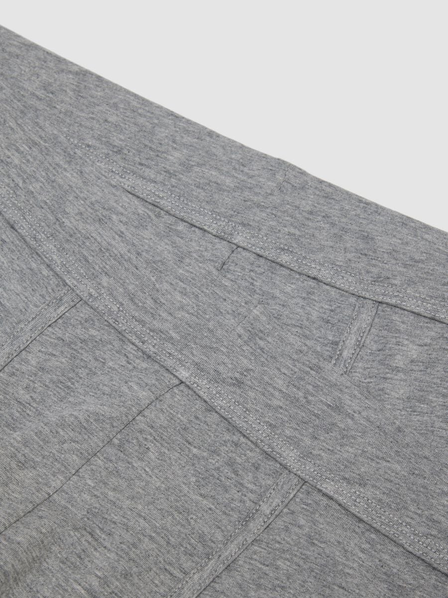 Bipack di boxer grigi in cotone Supima elasticizzato_5