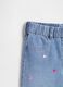 Embroidered Denim Trousers for Girls_2