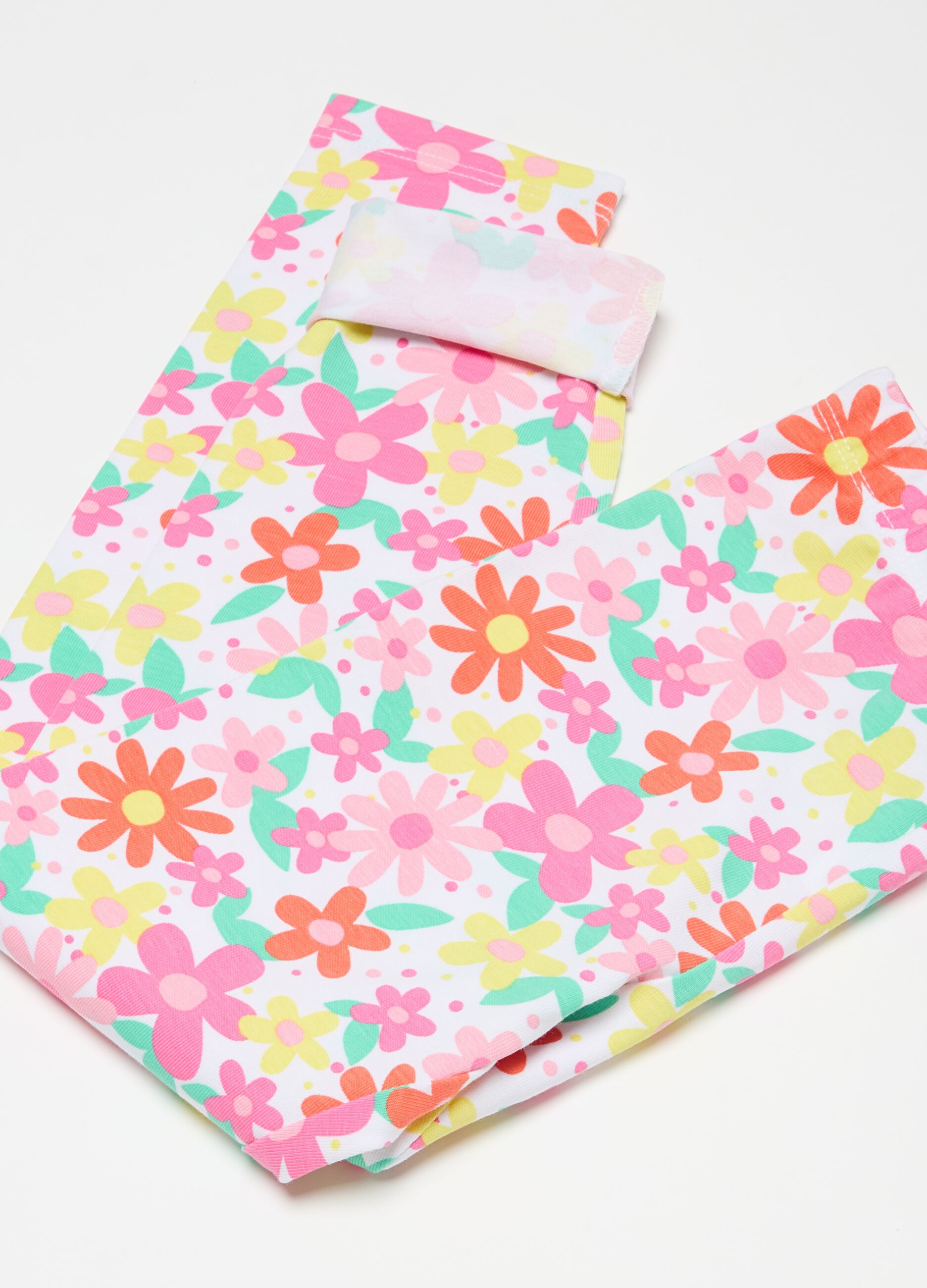 Printed stretch leggings