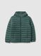 Boys' green mixed fabric jacket, regular fit_0
