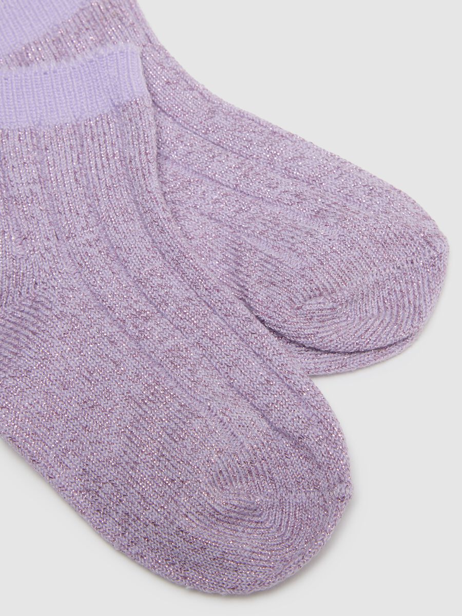 Girls' Cotton Blend Multicolour Socks_2