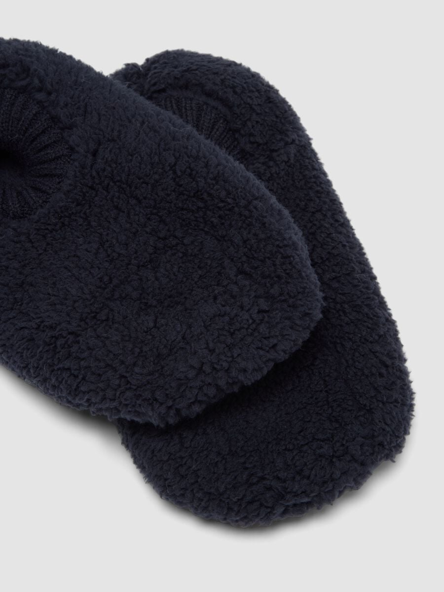 Calze corte blu navy morbide con fondo antiscivolo_1