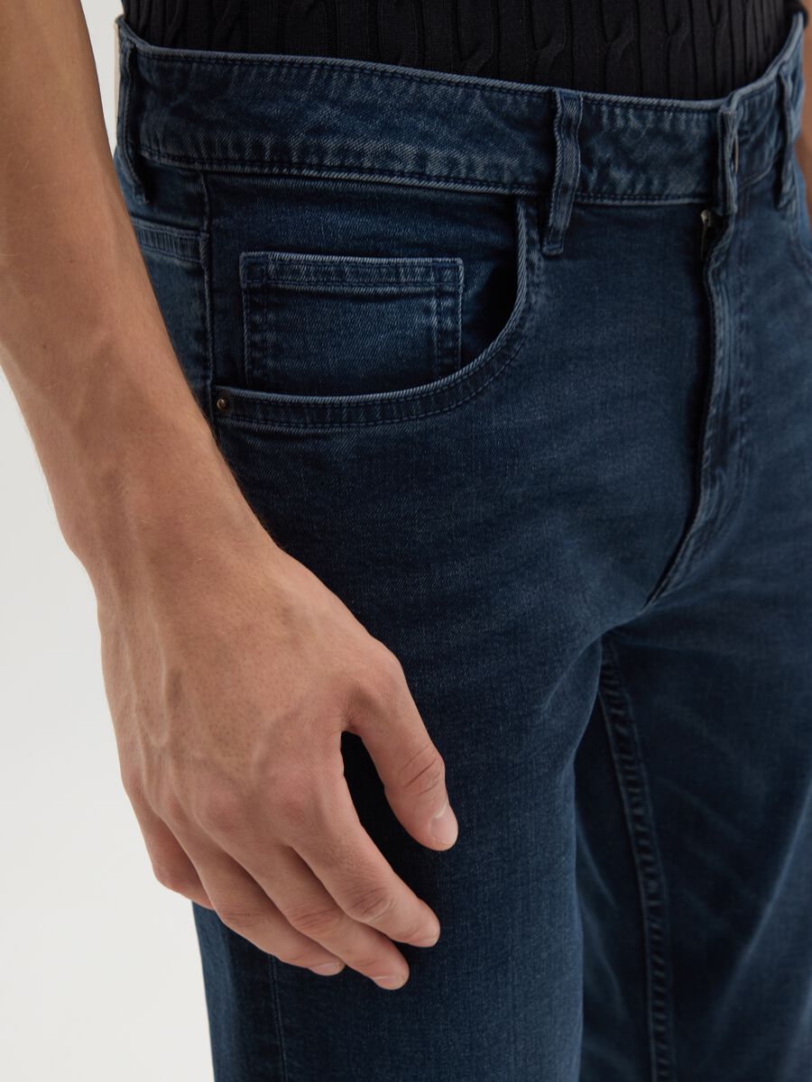 Blue Skinny Fit Denim Jeans_2
