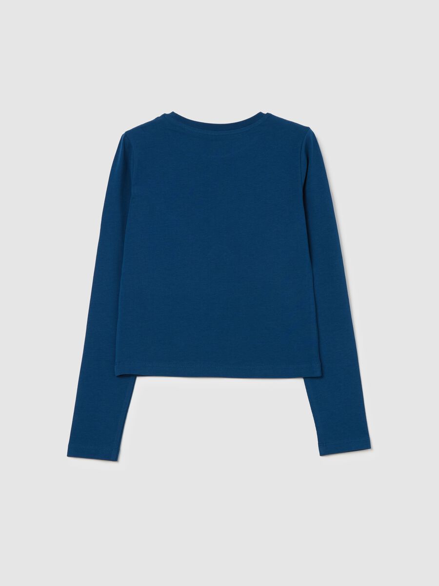 Long-sleeved T-shirt with gothic print_4