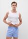 Men's Cotton Boxer Twin Pack in Light Blue Regular Fit_0