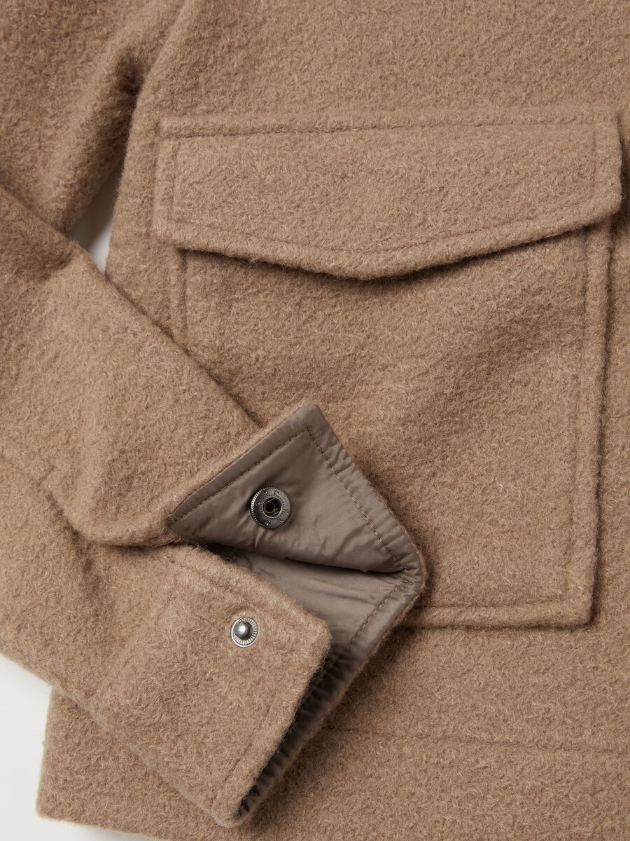 Short jacket with collar_5