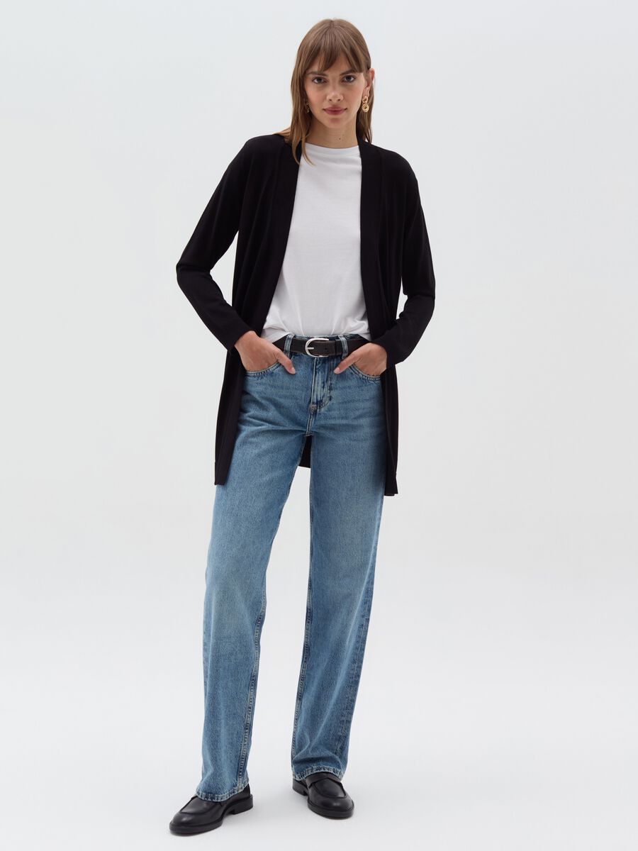 Long open cardigan_2