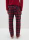 Multicoloured checked pure cotton pyjama trousers_2