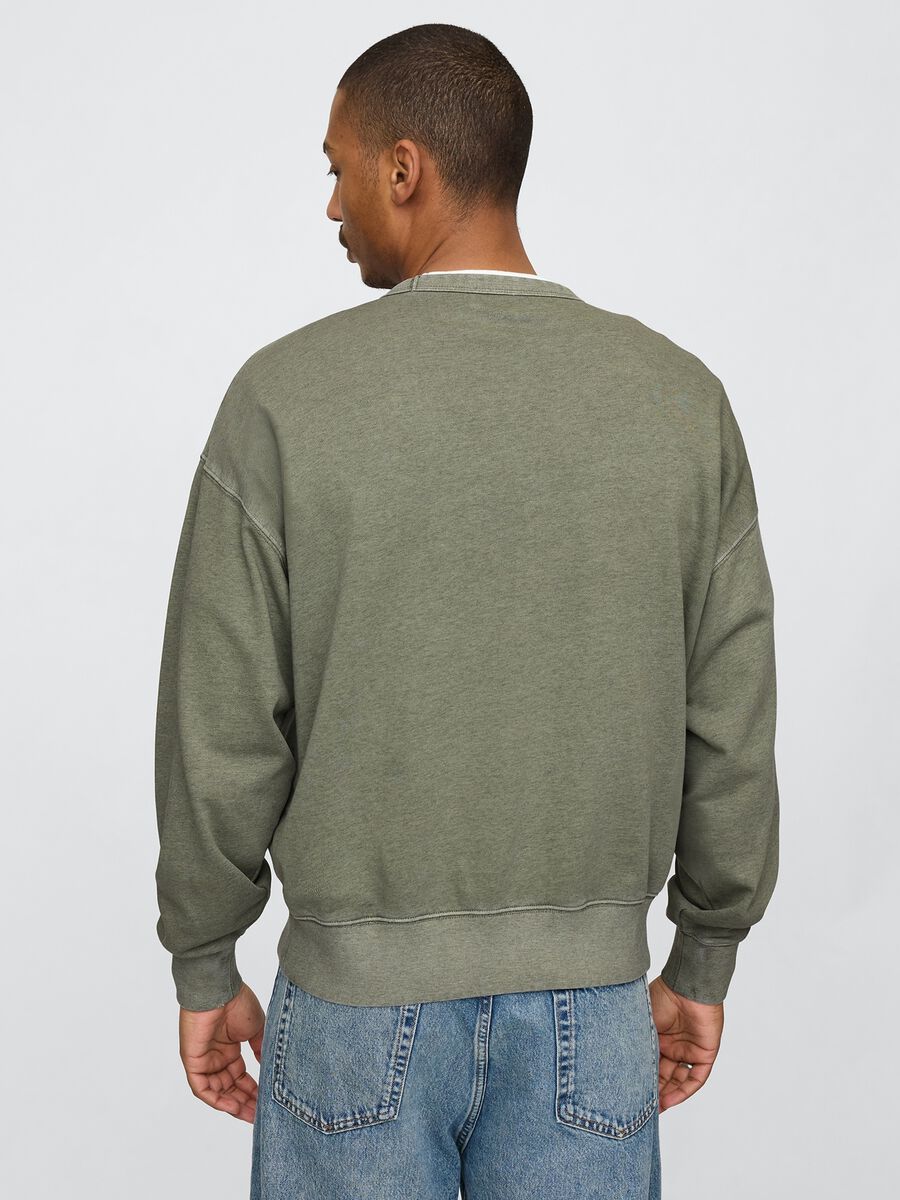 Green Gap fabric blend sweatshirt_2
