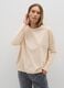 Beige regular fit pure cotton pyjama top_0