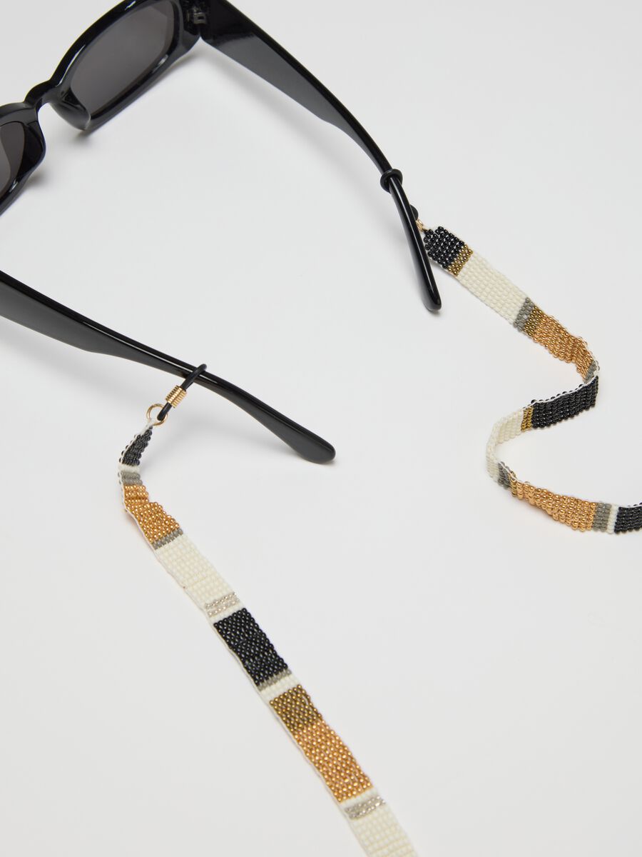 Glasses chain with multicoloured details_2