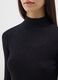 Black Turtleneck Sweater with Fitted Cut_3