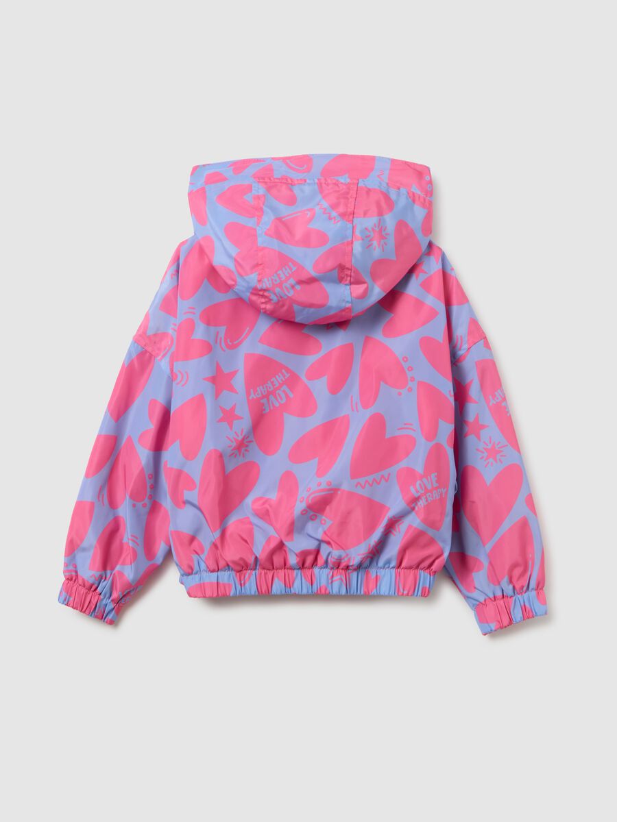 Multicolour regular fit girls' jacket_1