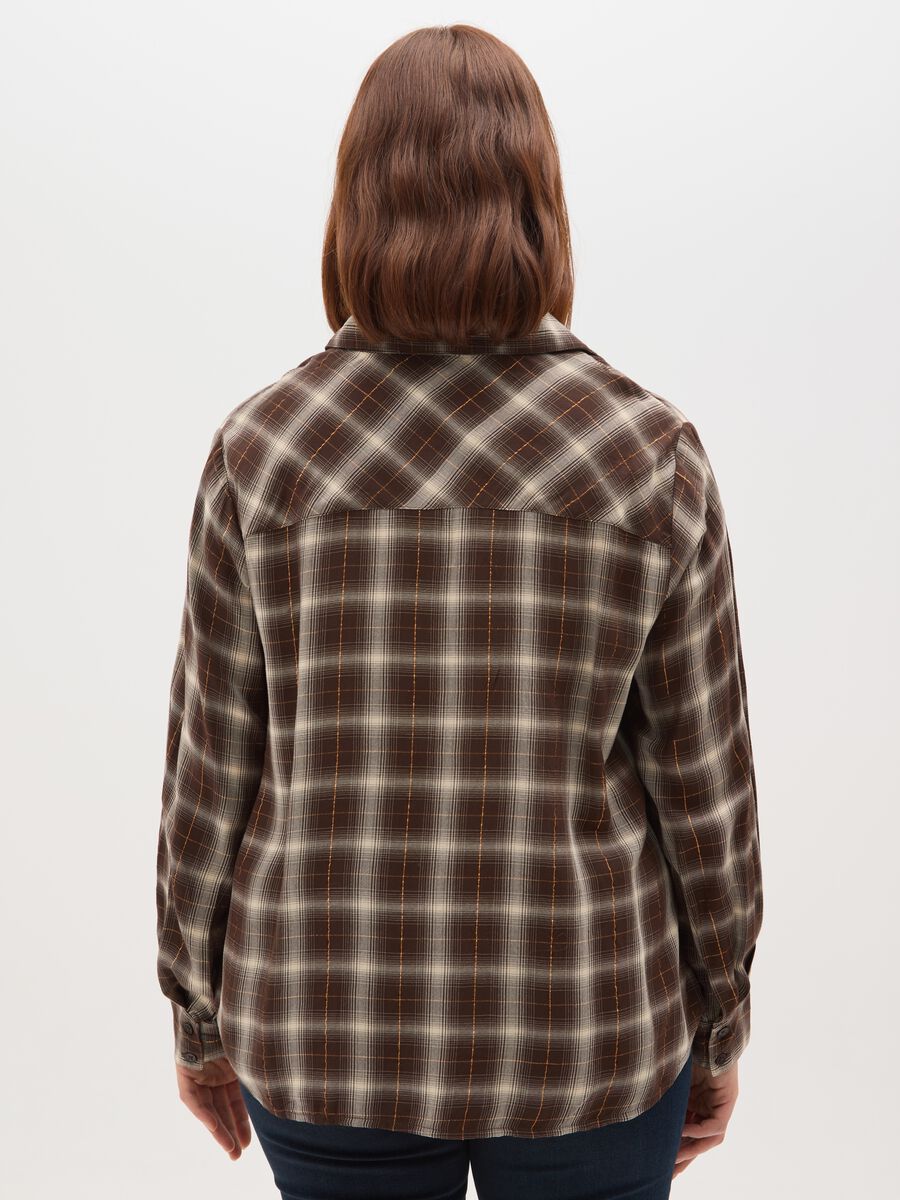 Camicia a quadri multicolor regular fit_2