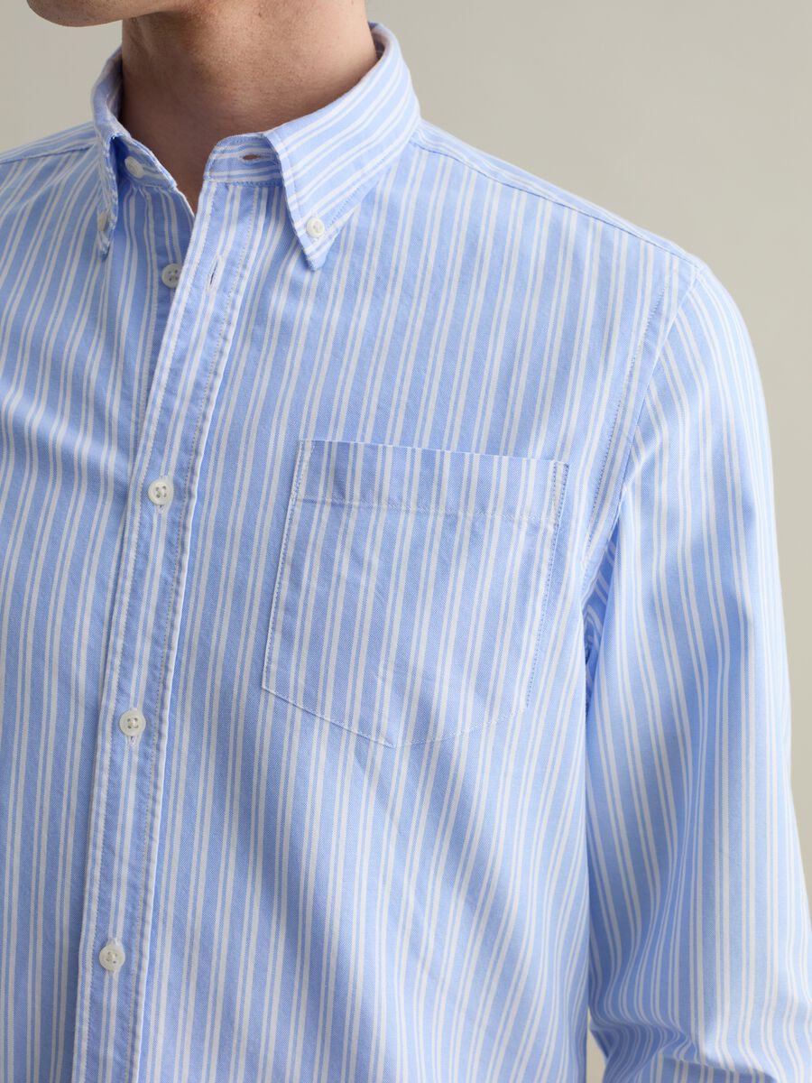 Striped Oxford cotton shirt_3