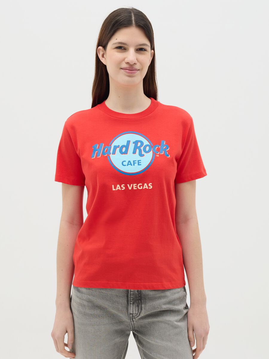 T-shirt with Hard Rock Cafè Las Vegas print_0