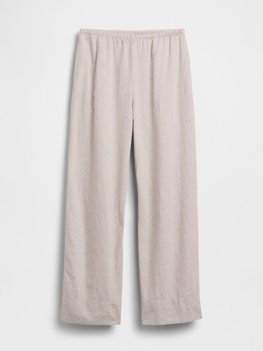Linen-blend trousers_5