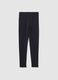 Girls' blue cotton stretch skinny fit leggings_3