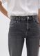 Women's grey regular-fit pure cotton jeans_3