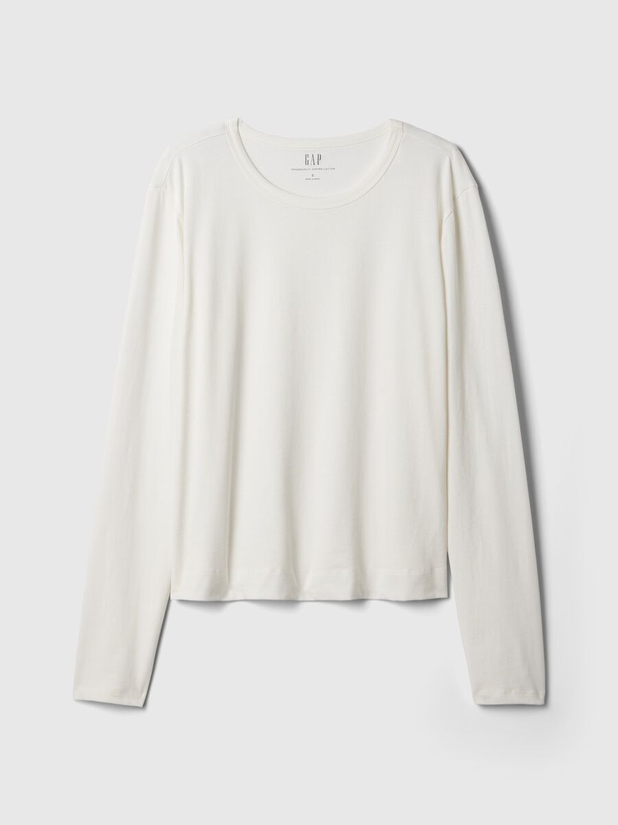 Long-sleeved T-shirt in cotton_4