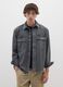 Grey pure cotton shirt regular fit_2