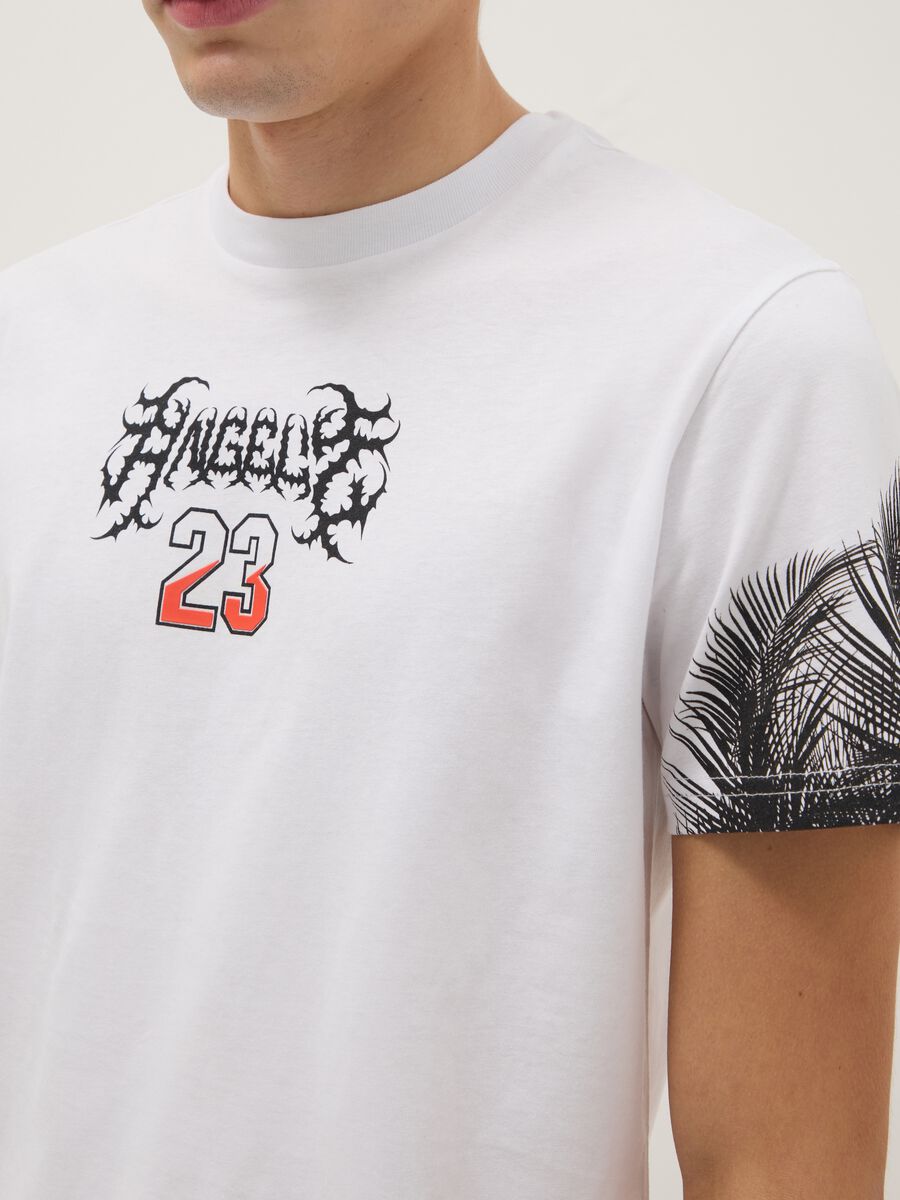 Multicoloured pure cotton regular fit t-shirt with graphic_3