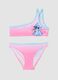 Pink stretch Stitch print bikini_0