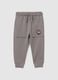 Children's jogger in pure grey cotton_0
