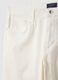 Slim fit white cotton stretch trousers_5