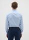 Men's Blue Slim Fit Pure Cotton Shirt_3