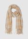Beige Check Scarf_0