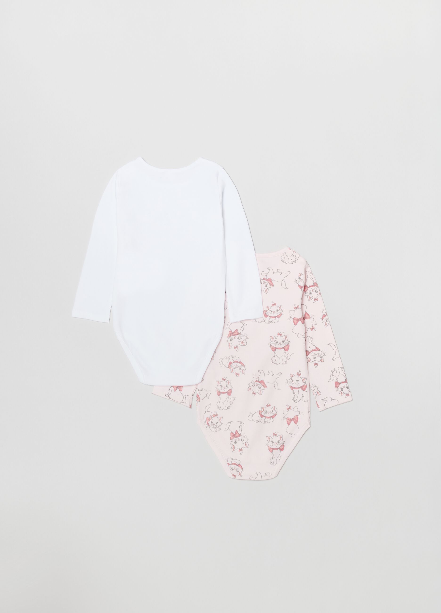Bipack body in cotone con stampa Minu