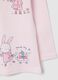 Girls' regular fit pink pure cotton t-shirt_2