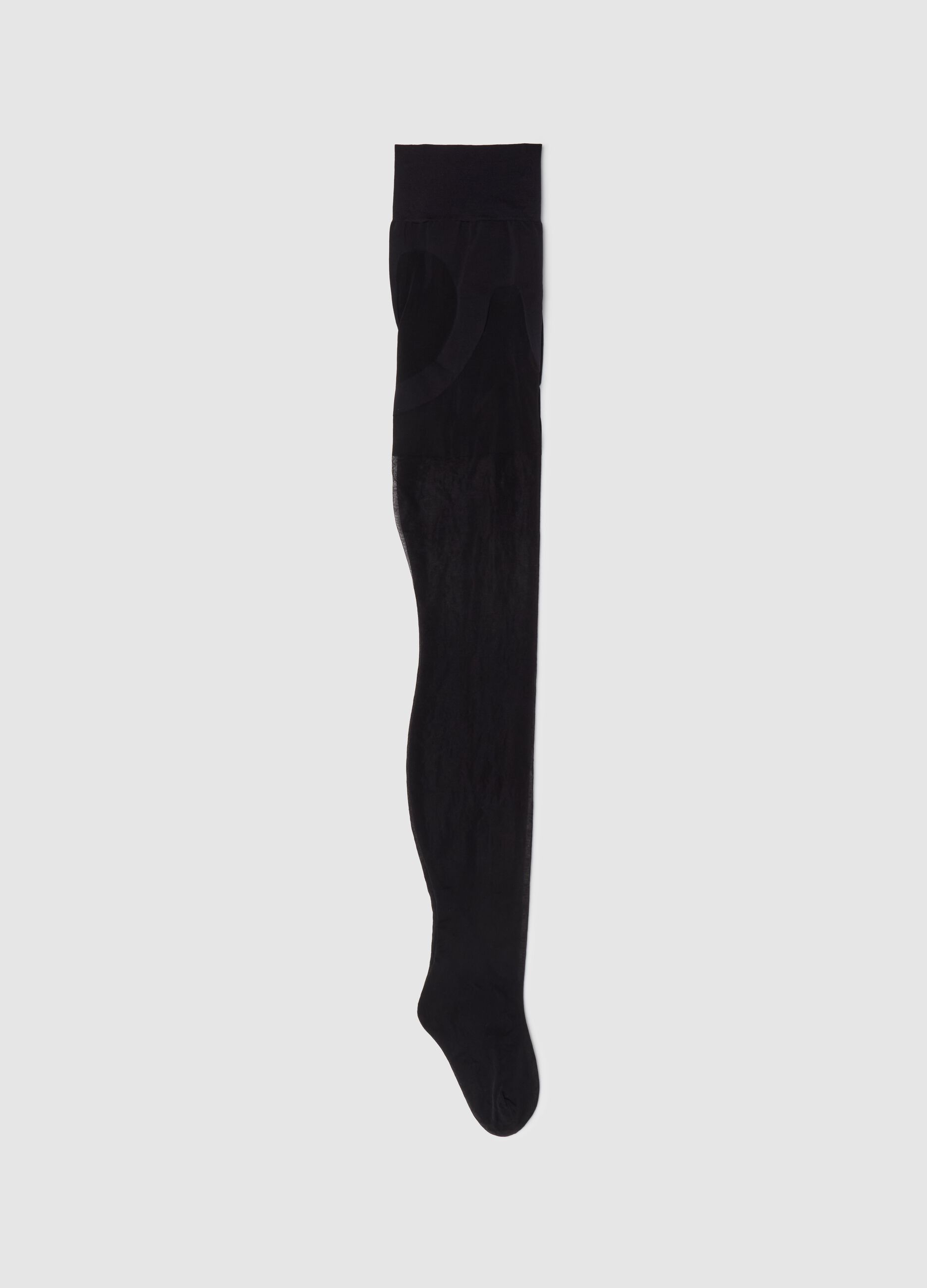 Black stretch tights