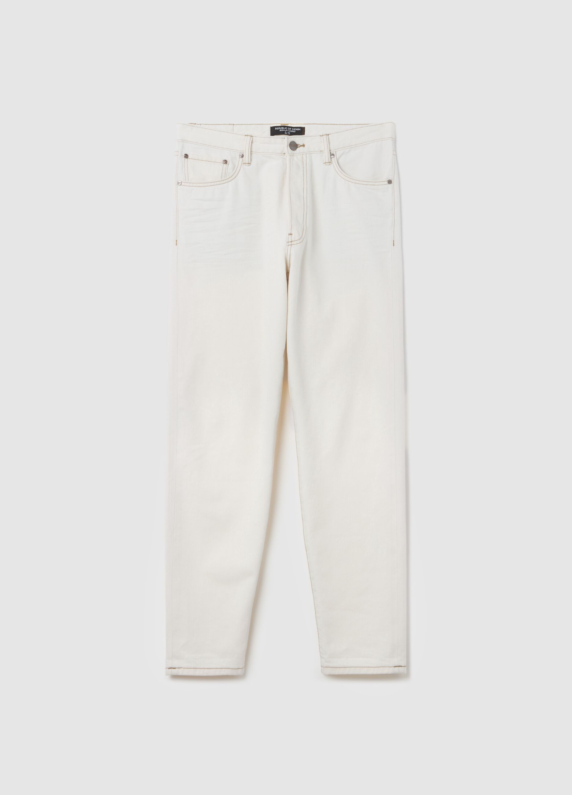 Regular tapered-fit jeans