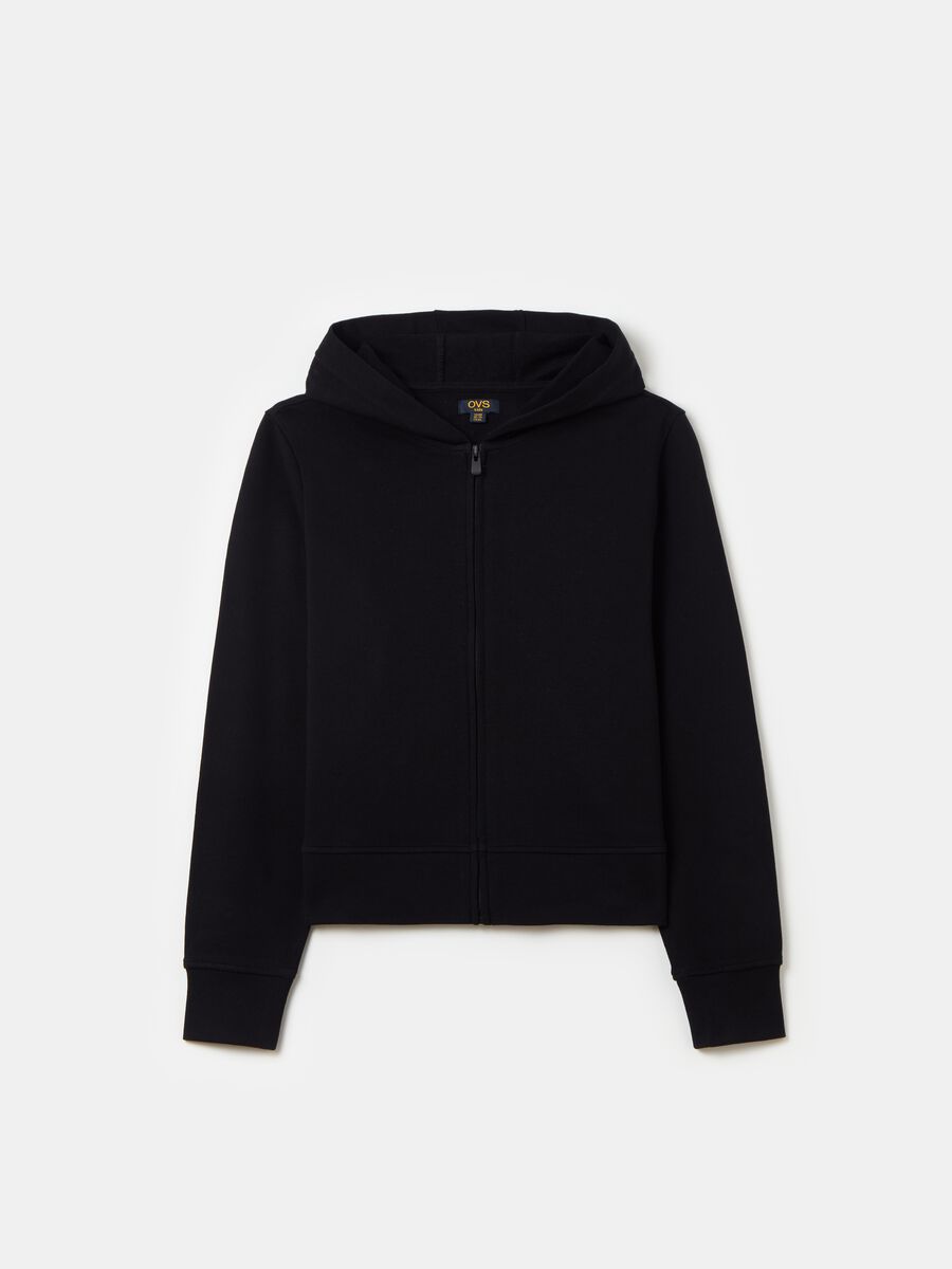 French terry full-zip hoodie_0
