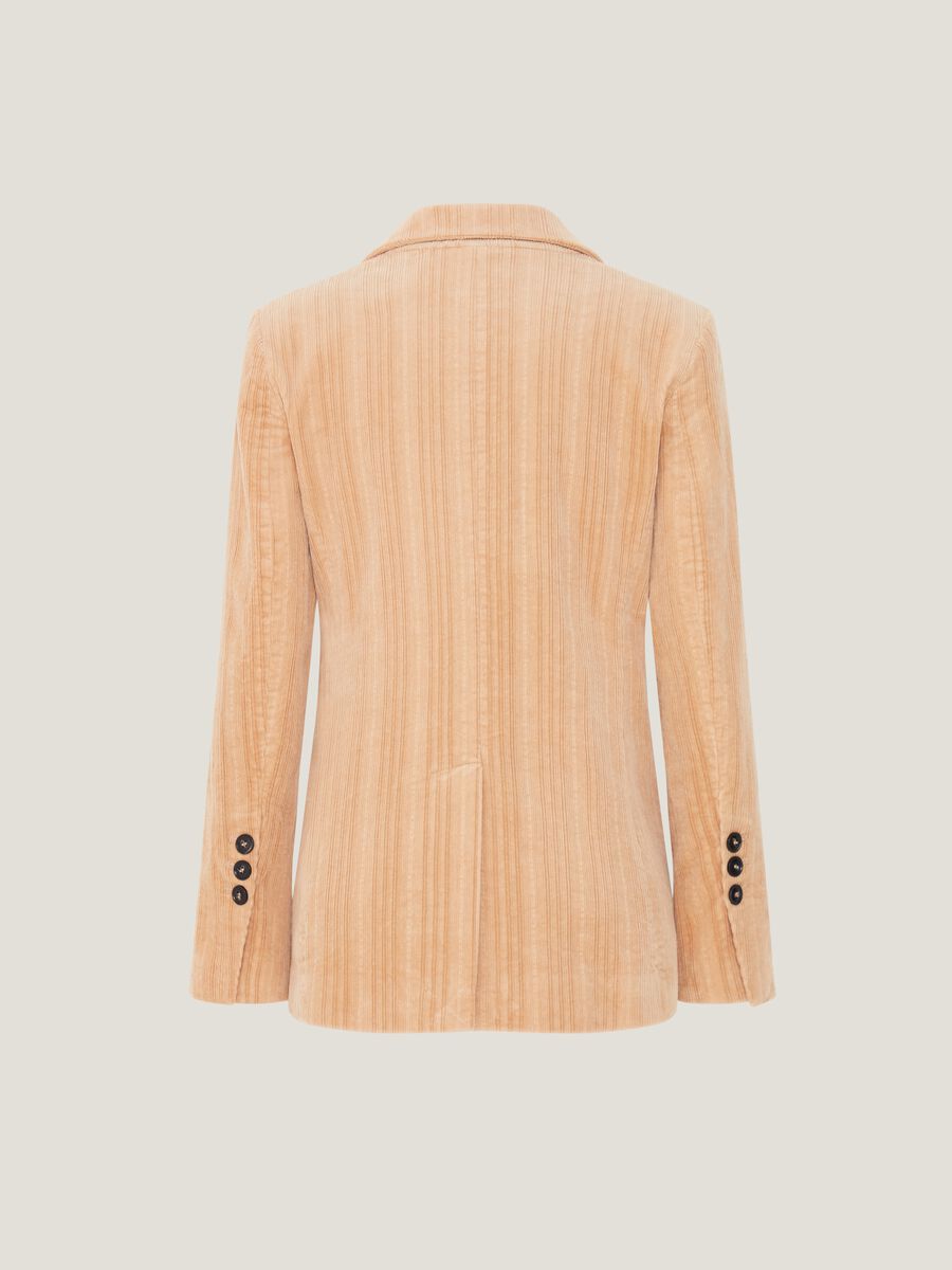 Blazer monopetto in corduroy_5
