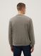 Regular fit grey cotton blend crewneck sweatshirt_2
