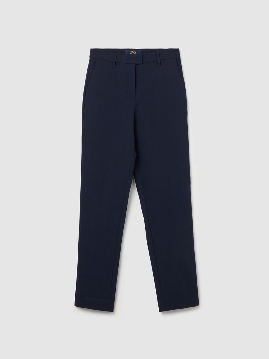 Slim-fit ankle-length chinos_4
