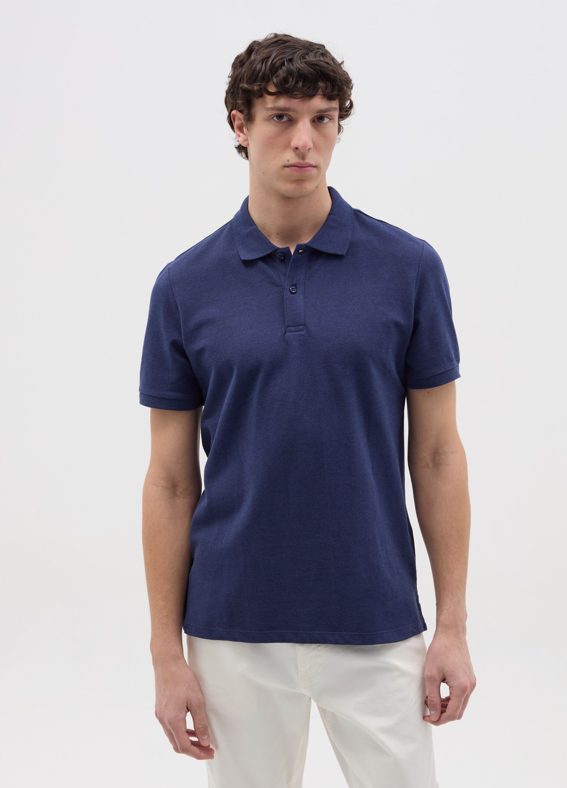 Polo regular fit in cotone 