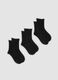 3-pack of black organic cotton socks_0