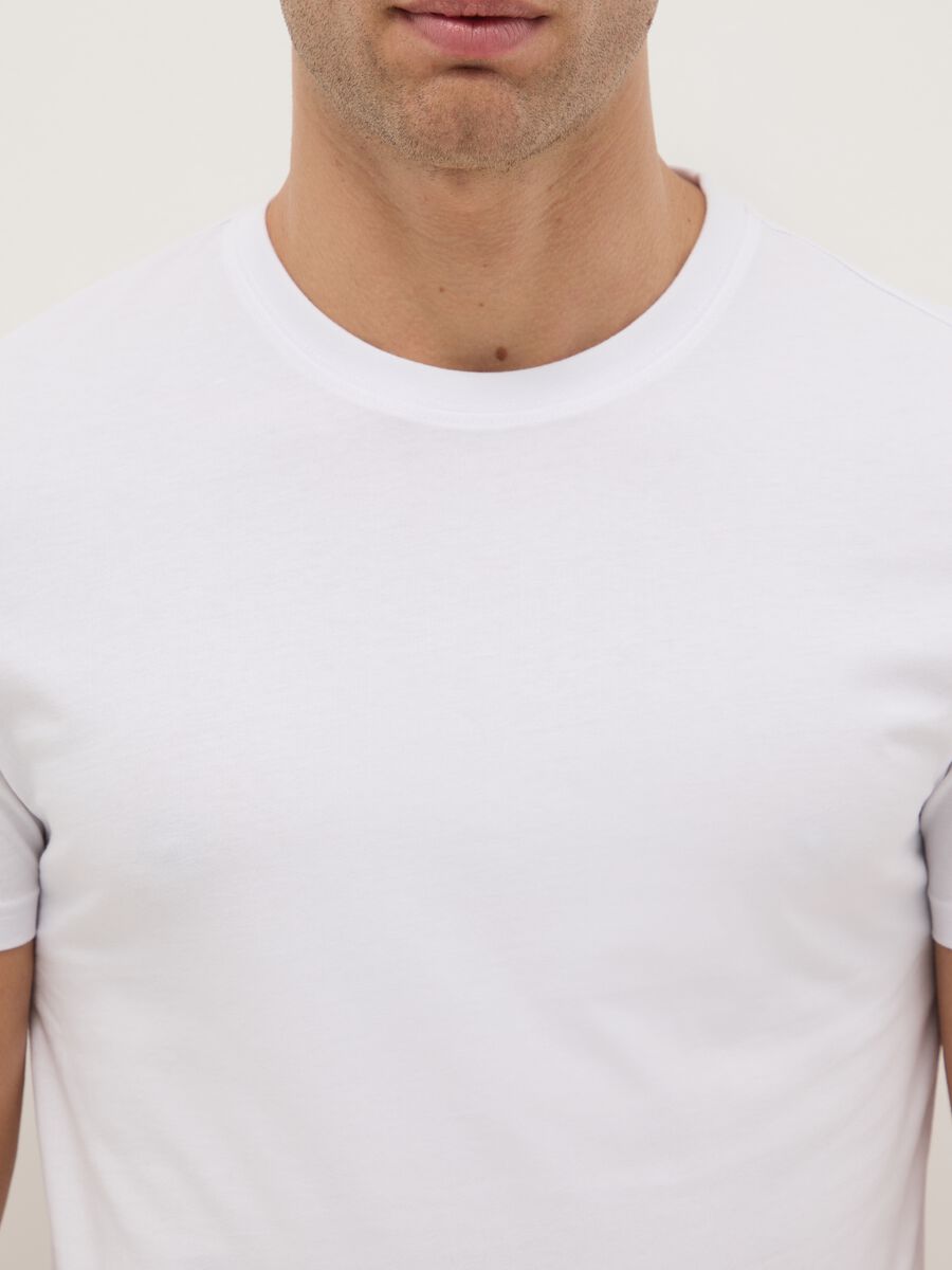 Twin pack of white cotton t-shirts in regular fit_1