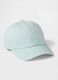Light blue cotton baseball cap_0